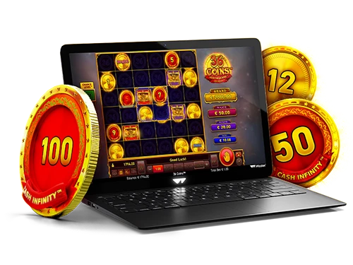 36 Coins Cash Infinity sticky coins locked on the reels