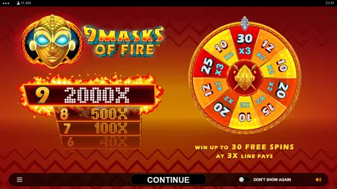 9 Masks of Fire