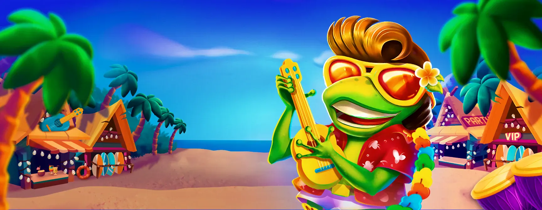 Aloha King Elvis free spins bonus with the giant symbol
