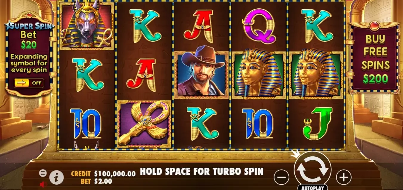 Book of the Fallen reels set inside an Egyptian tomb