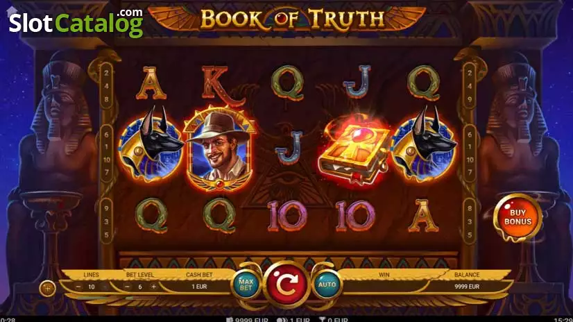 Book of Truth big win expanding symbol payout