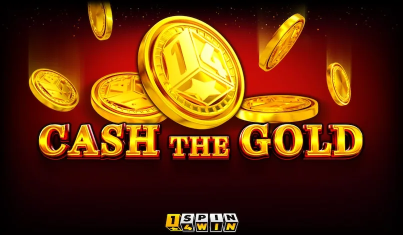 The Cash The Gold splash screen from the 1spin4win game server