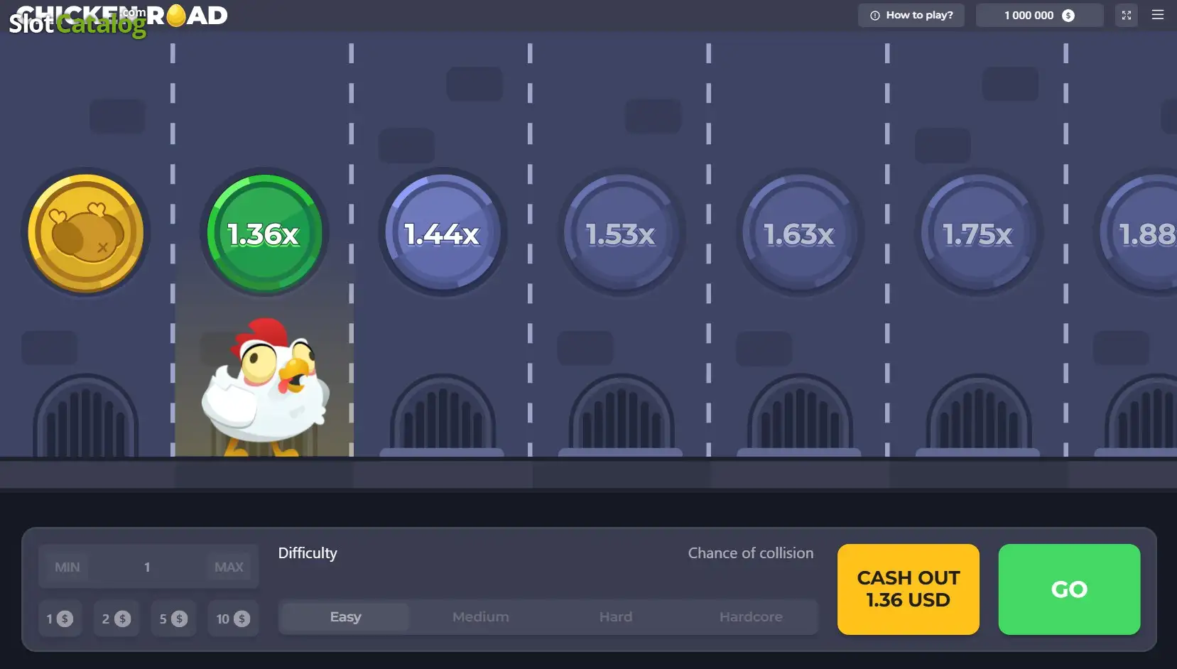 Chicken Road multiplier ladder rising as the chicken advances