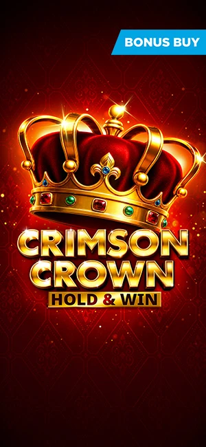Crimson Crown fruit and coin reels in deep red and gold