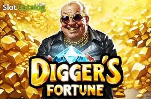 Digger's Fortune jackpot and mine-depth reward screen