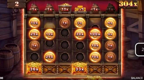 Fire In The Hole xBomb big win with expanded reels