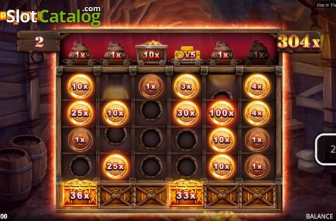 Fire In The Hole xBomb big win with expanded reels