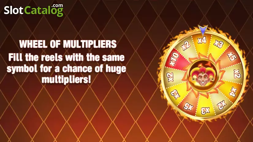 Fire Joker classic fruit slot reels with flaming Joker symbol