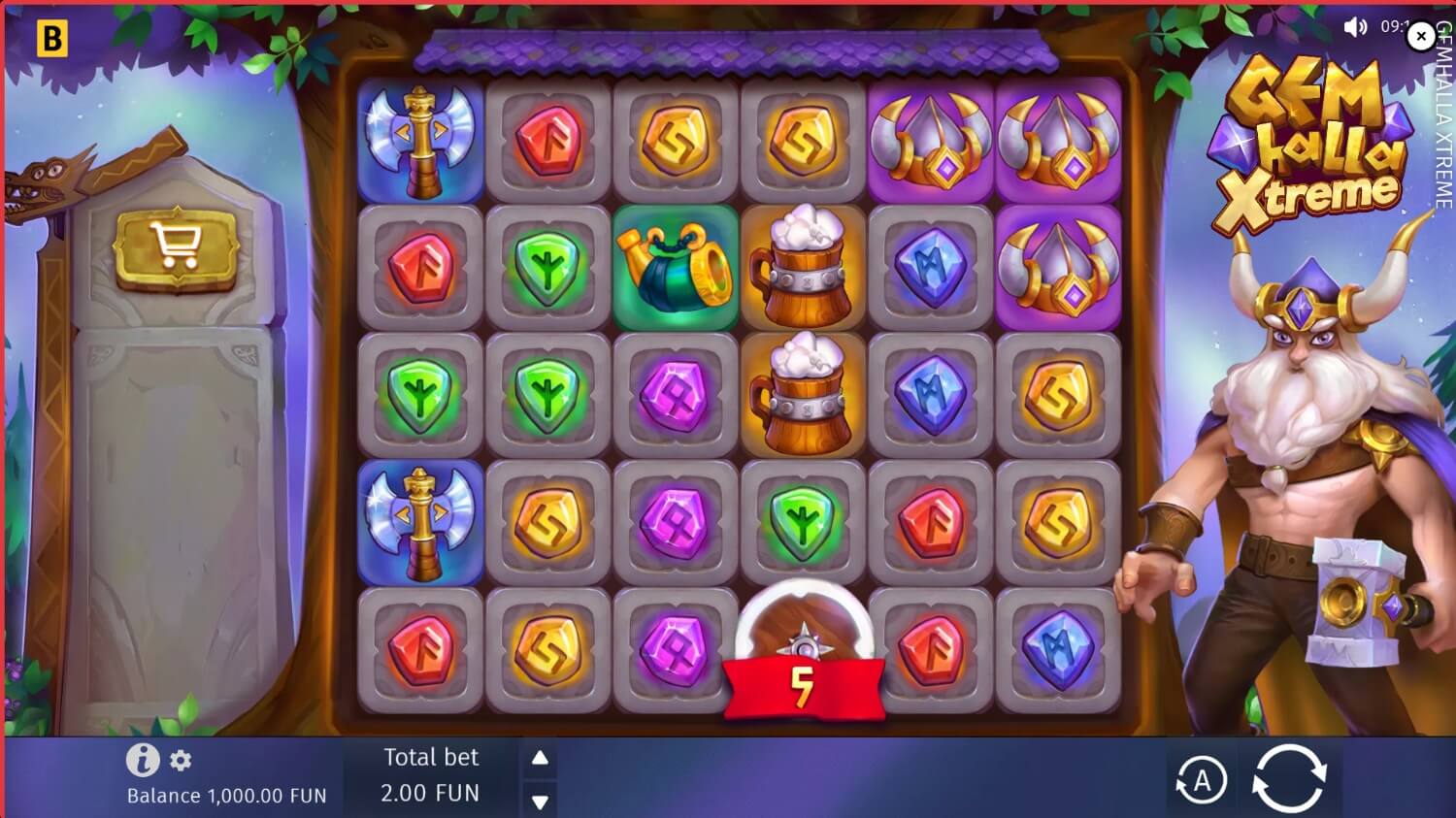 Gemhalla Xtreme big win with stacked multiplier shields