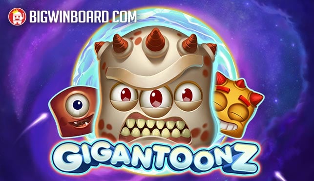 Gigantoonz big win with giant Gargantoon Mega Wilds filling the grid