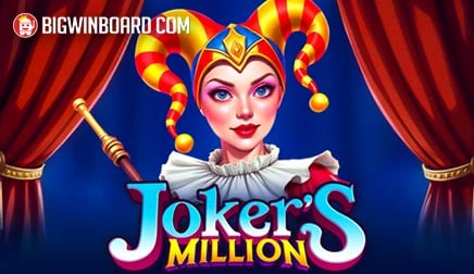 Joker's Million reels with fruit symbols and the Joker wild