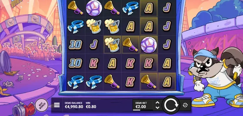 Le Hooligan free spins and Marked Squares bonus