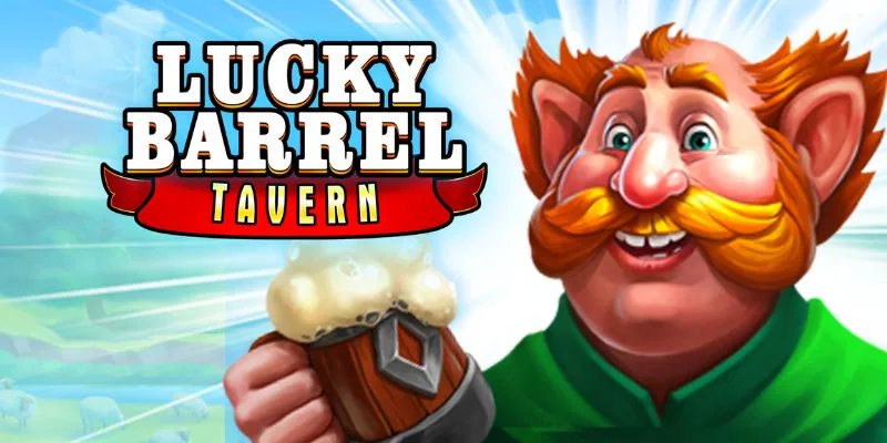 Lucky Barrel Tavern hobbits and beer barrels on the reels