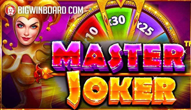 Master Joker multiplier wheel bonus feature landing a big win