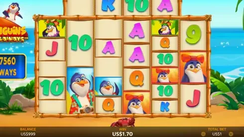 Penguins Megaways real money play on mobile in Canada