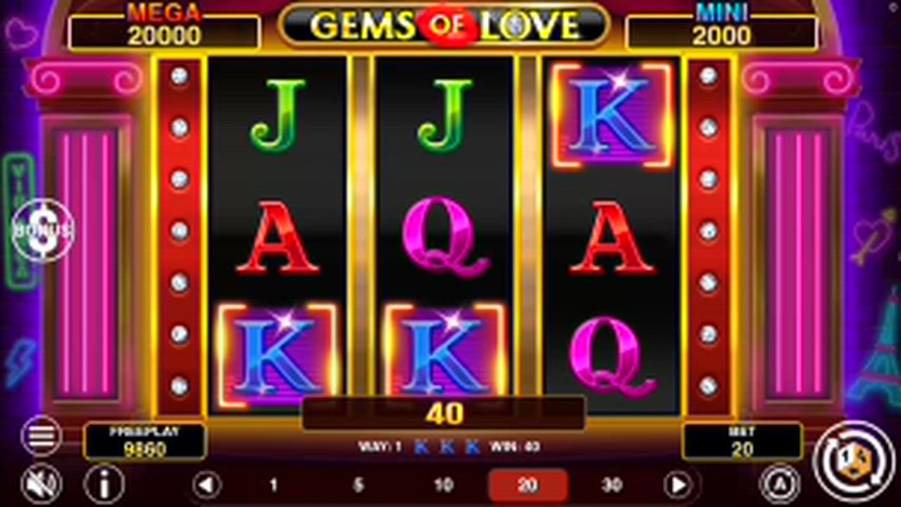 Seven&Wild Lucky 7 wild doubling a payline win