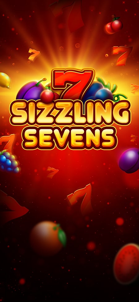 Sizzling Sevens portrait view for mobile play in Canada