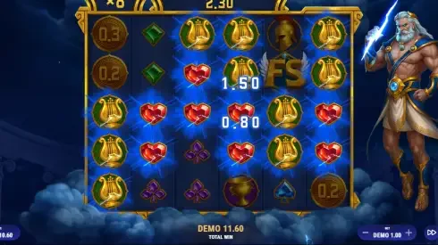 Supreme of Olympus free spins round with increasing multiplier