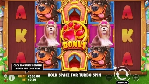 The Dog House free spins with sticky multiplier wilds