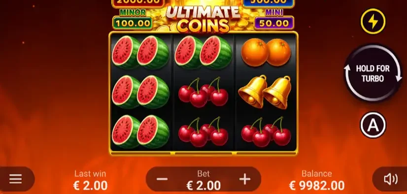 Ultimate Coins Hold and Win real money play for Canadian players at SpinEmpire