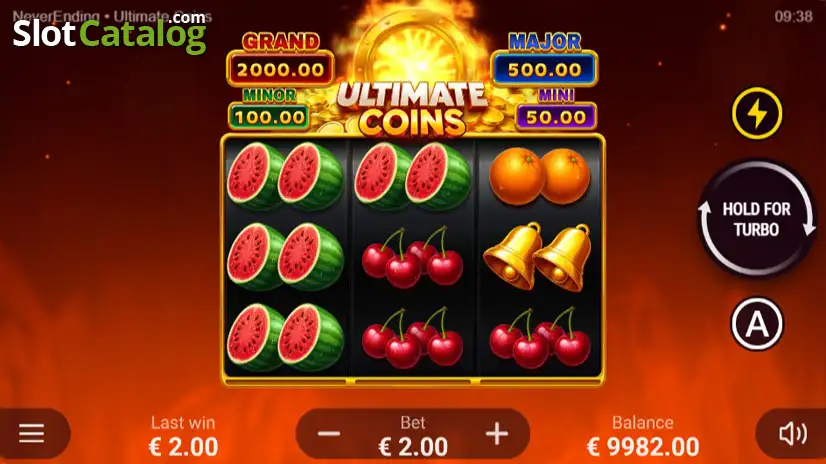 Ultimate Coins Hold and Win real money play for Canadian players at SpinEmpire