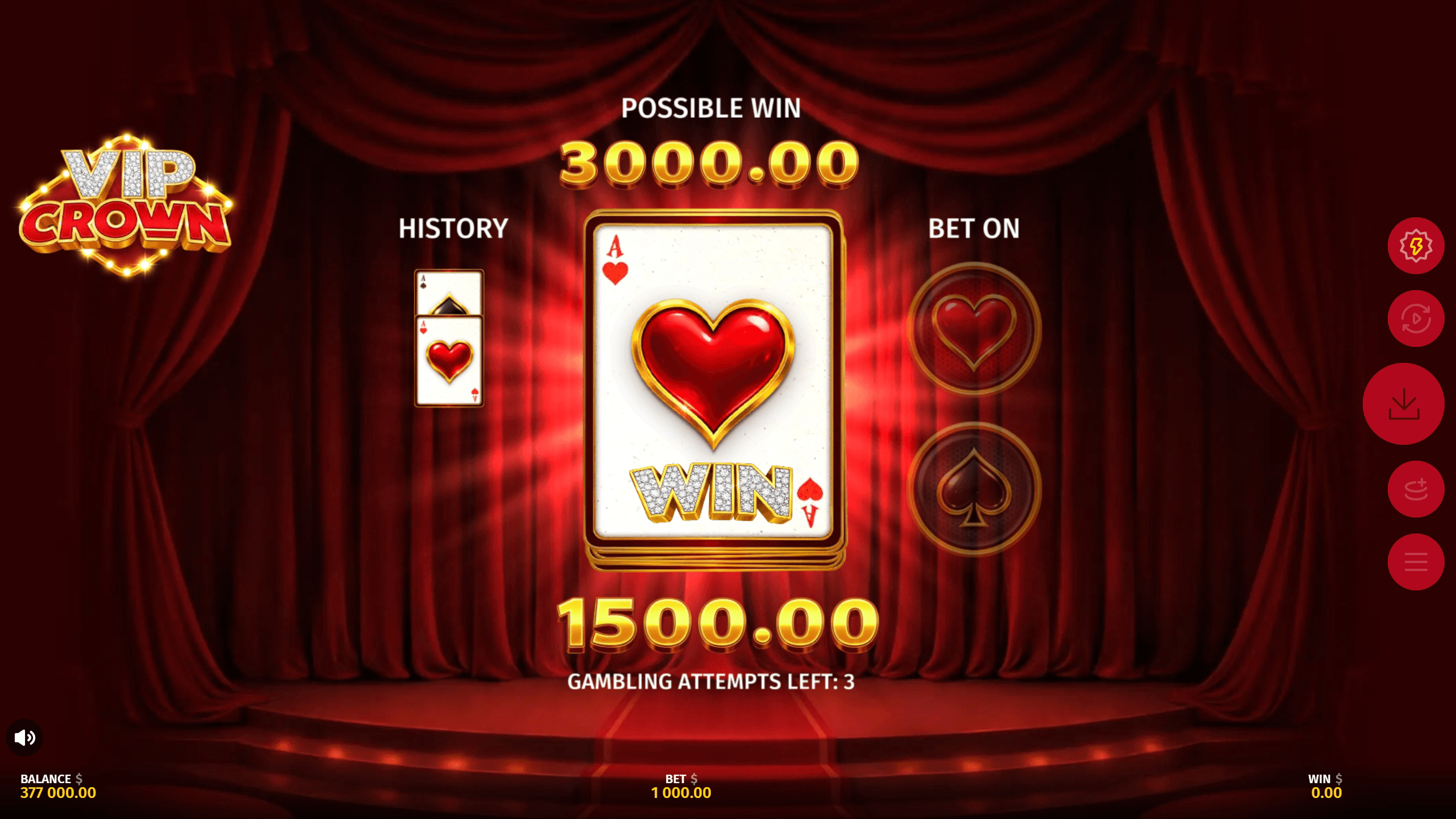 VIP Crown expanding crown wild across the reels