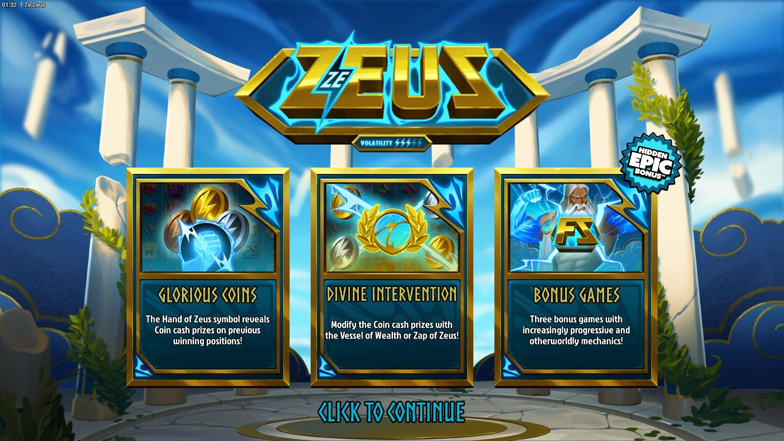 ze Zeus slot gameplay